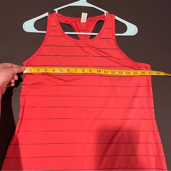 Athleta Red Striped Tank Top - Picture 6 of 8
